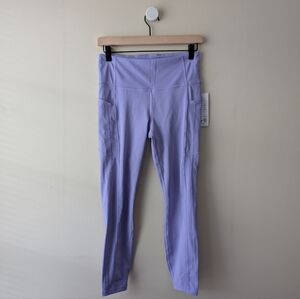 Athleta Ultimate Stash 7/8 Tight Purple M NWT